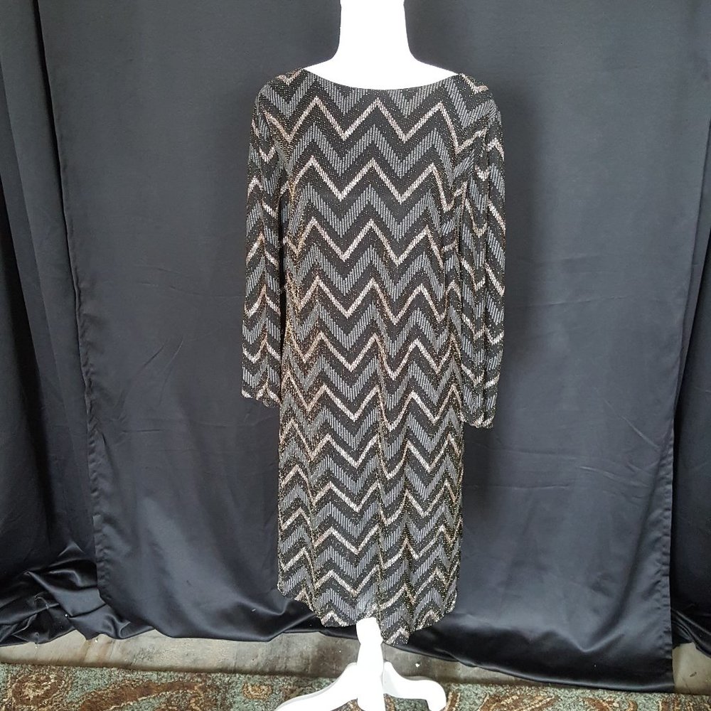 Jessica Howard Black and Gold sparkles